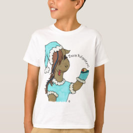 Kid's "Team Sufganiyot" Kayla Horse T - Shirt