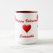 Kids teddy bear Valentines Tasse (Zentrum)
