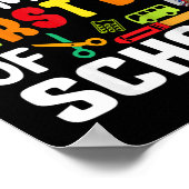 Kids This Is My First Day Of School Shirt Ck To Sc Poster (Ecke)