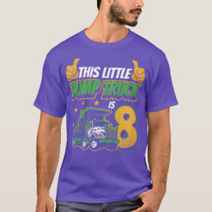 Kids This Little Dump Truck Is 8 Konstruktion Digg T-Shirt