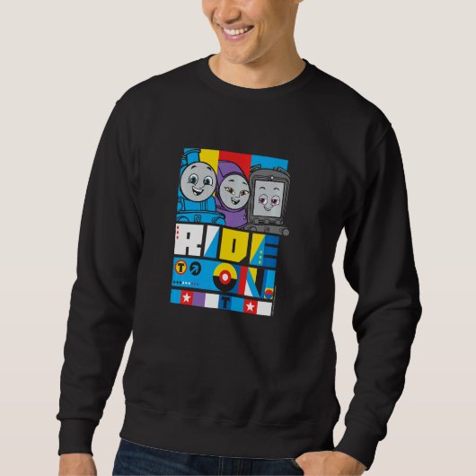 Kids Thomas & Friends fahren weiter Sweatshirt (Vorderseite)