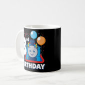 Kids Thomas & Friends - Happy 3. Geburtstag Premiu Kaffeetasse (Vorderseite Links)