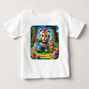 Kids Tiger’s Neighborhood 2nd Birthday Baby T-shirt