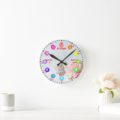 Kids Time Learning Round Clock Runde Wanduhr (Zuhause)