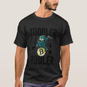 Kids Toddler Hodler Bitcoin Ninja with Sunglasses T-Shirt (Vorderseite)