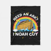 Kids Toddler Kid Need Ark I Noah Guy Christian Eas Fleecedecke (Vorderseite)