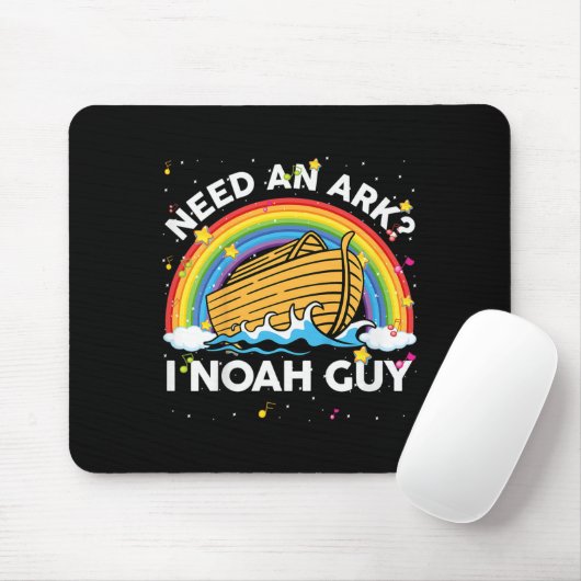 Kids Toddler Kid Need Ark I Noah Guy Christian Eas Mousepad (Mit Mouse)
