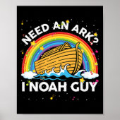Kids Toddler Kid Need Ark I Noah Guy Christian Eas Poster (Vorne)