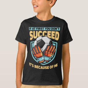 Kids Torwart Verteidiger Torhüter Fußball Torwart  T-Shirt