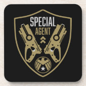 Kids Toy Dart Gun Battle Getränkeuntersetzer (Vorderseite)