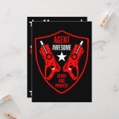 Kids Toy Dart Gun Battle Karte (Vorderseite/Rückseite Beispiel)