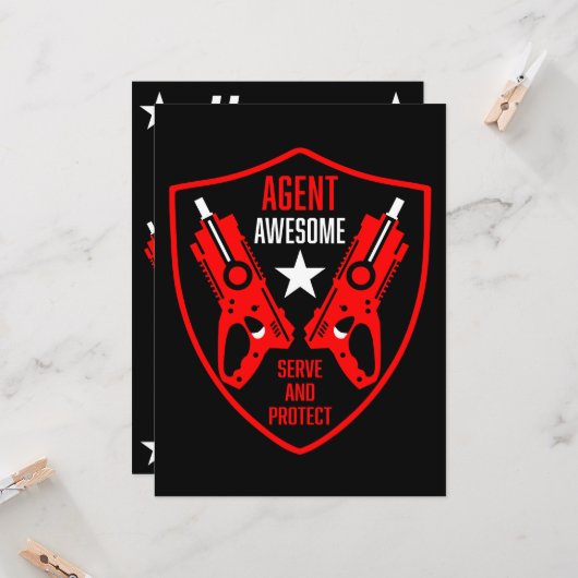 Kids Toy Dart Gun Battle Karte (Vorderseite/Rückseite Beispiel)