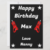 Kids Toy Dart Gun Battle Karte (Rückseite)