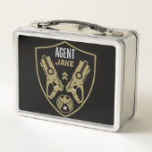 Kids Toy Dart Gun Battle Metall Brotdose (Rückseite)