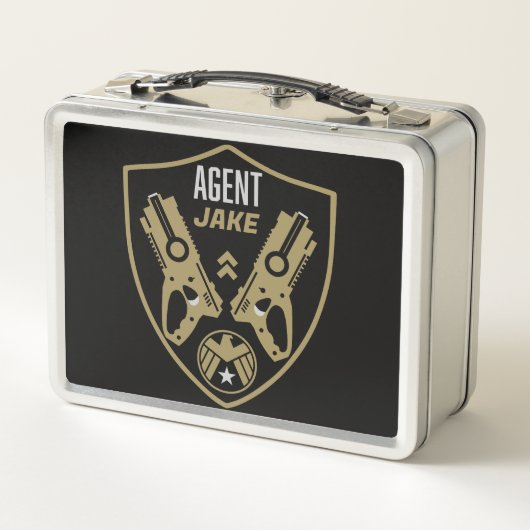 Kids Toy Dart Gun Battle Metall Brotdose (Rückseite)