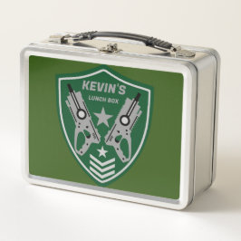 Kids Toy Dart Gun Battle Metall Brotdose