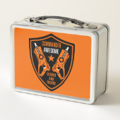 Kids Toy Dart Gun Battle Metall Brotdose (Rückseite)