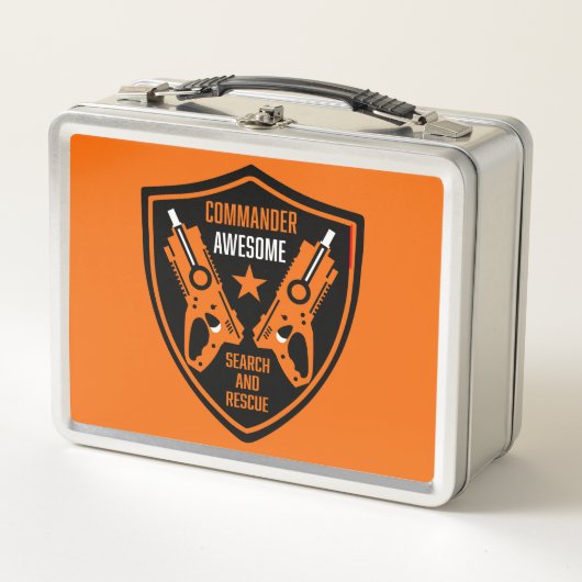 Kids Toy Dart Gun Battle Metall Brotdose (Vorderseite)