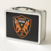 Kids Toy Dart Gun Battle Metall Brotdose (Rückseite)