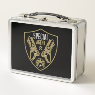 Kids Toy Dart Gun Battle Metall Brotdose