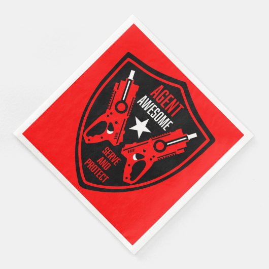 Kids Toy Dart Gun Battle Serviette (Ecke)