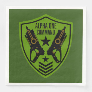 Kids Toy Dart Gun Battle Serviette