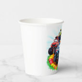 Kids Track Monster Truck Geburtstag Pappbecher (Rechts)