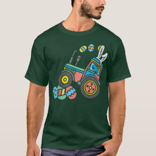 Kids Tre Bunny Traktor Brecheier Osterjunge K T-Shirt