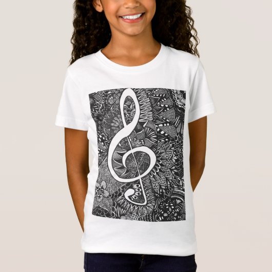 Kids Treble Clef T - Shirt (Vorderseite)