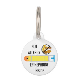 Kids Tree Nut Peanut Allergie Epinephrine Emergenc Tiernamensmarke