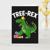 Kids Tree-rex Christmas Dinosaur T-rex Shirt Toddl Karte (Gelbe Blume)