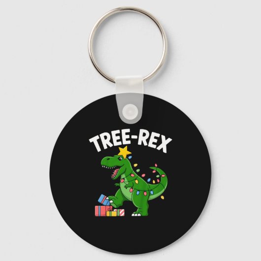 Kids Tree-rex Christmas Dinosaur T-rex Shirt Toddl Schlüsselanhänger (Vorderseite)