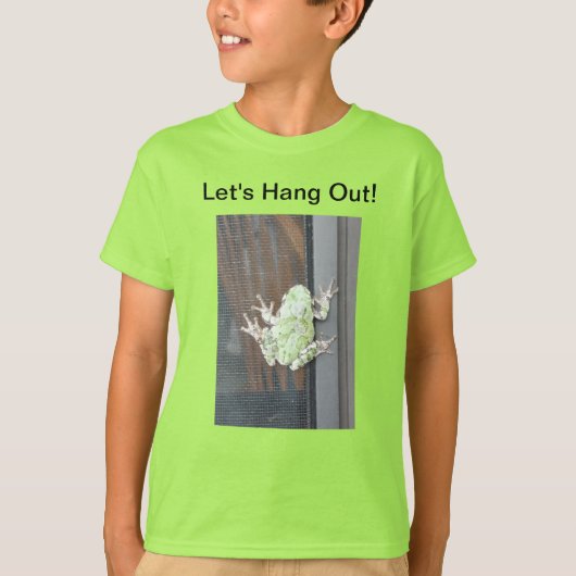 Kids Tree Toad Hanging Out T-Shirt (Vorderseite)