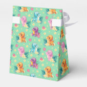 Kids Triceratops Party Geschenkschachtel (Rückseite)