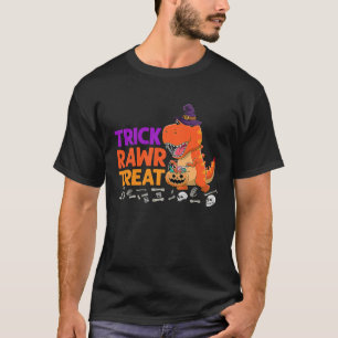 Kids Trick Rawr Leckerei Dinosaurier Trex Kleinkin T-Shirt