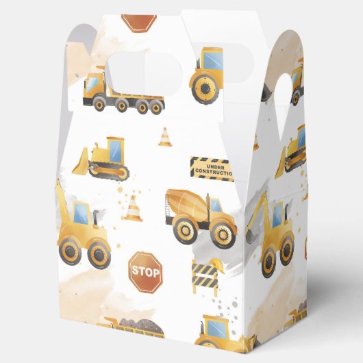 Kids Trucks Pattern Geschenkschachtel (Geöffnet)