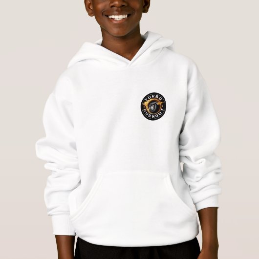 Kids Turbo Burnout Merch Hoodie (Vorderseite)