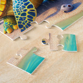 Kids Turtles Jigsaw Puzzle - Tropical (Seite)