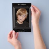 Kids two Sided Model Head-shot Comp/Zed Card Flyer (Handgriff)