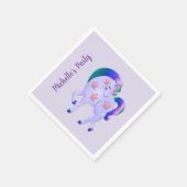 Kids Unicorn Party Serviette (Ecke)