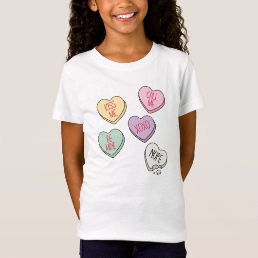 Kids Valentine Heart Shirt (Vorderseite)