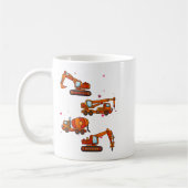 Kids Valentines Day Construction Trucks Boys Kids  Kaffeetasse (Links)