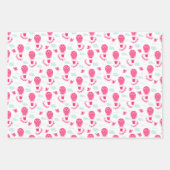 Kids Valentine's Day Hot Air Balloons Wolken Geschenkpapier Set (Vorderseite 2)