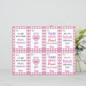Kids Valentines Sheet of Eight (Stehend Vorderseite)