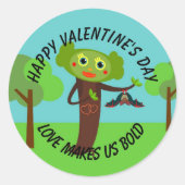 Kids Valentins Umschlag Aufkleber (Vorderseite)
