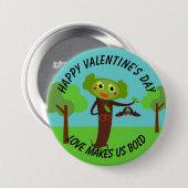 Kids Valentinstag Button (Vorne & Hinten)