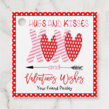 Kids Valentinstag Hugs and Kisses