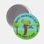 Kids Valentinstag Magnet (Vorderseite/Rückseite)