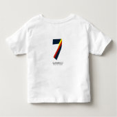 Kid's VAMOS!España! No.7 Kleinkind T-shirt (Rückseite)