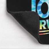 Kids-Vater-Witz-Überlebender-Tie-Dye-passend-Vater Mousepad (Ecke)